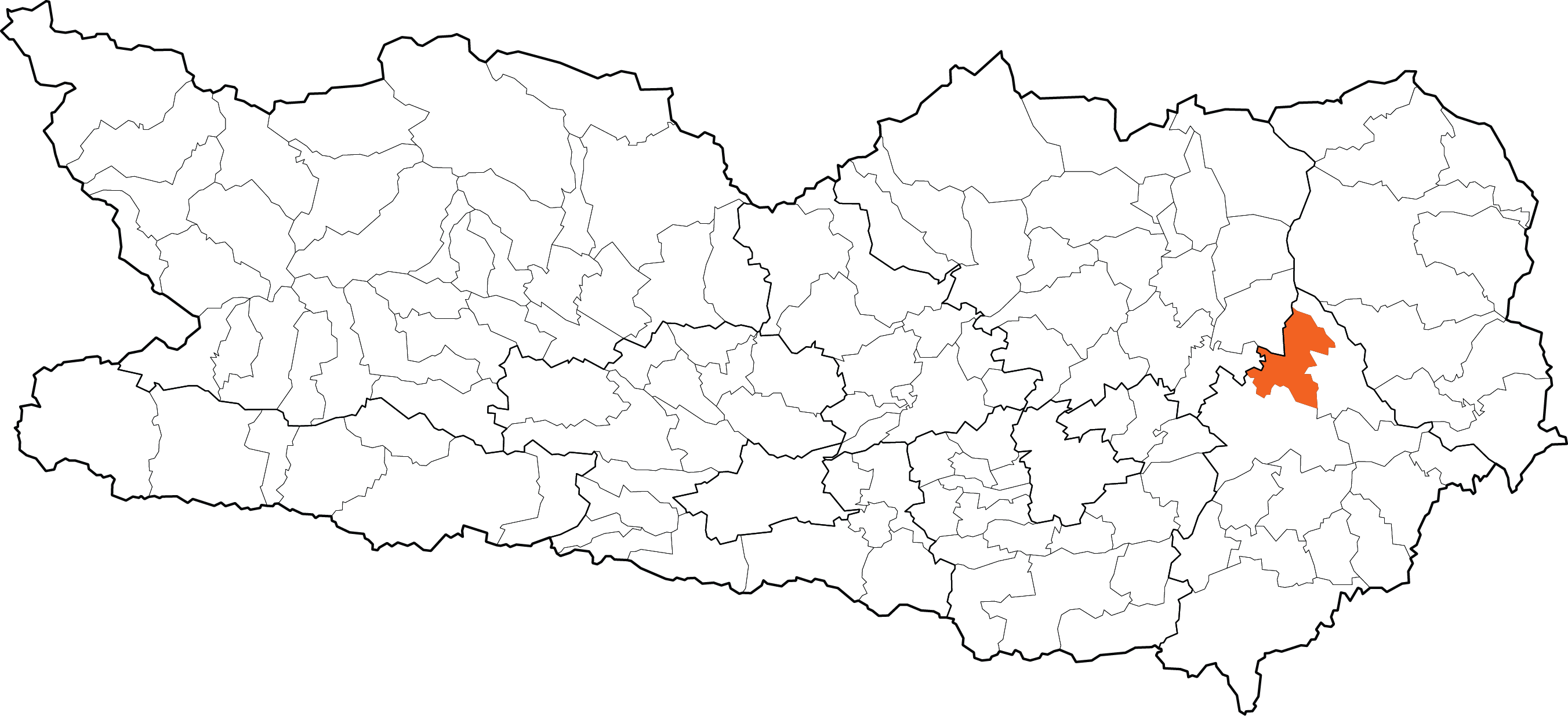 Karte von Kärnten mit Einzeichnung von Diex