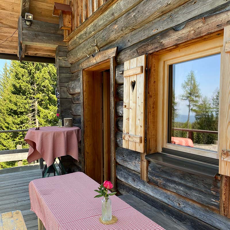 Die Terrasse vom Messnerwirt