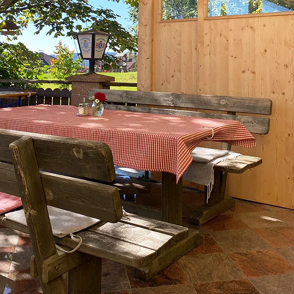 Terrasse vom Messnerwirt